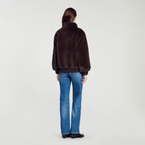Faux fur jacket
