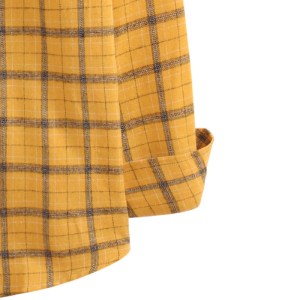 Casual Fit Plaid Shirt With Long Sleeves
