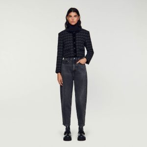 Short tweed jacket