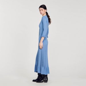 Long knitted dress