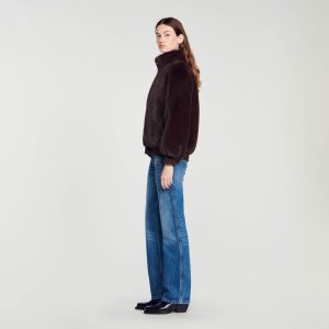 Faux fur jacket