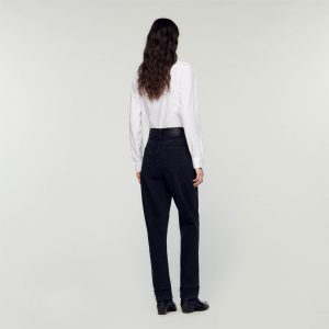 Jeans with western belt