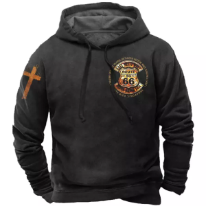 Men’s Route 66 Motorcycle Hoodie