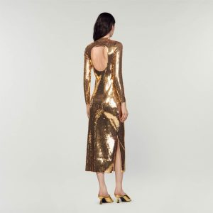 Sequin midi dress