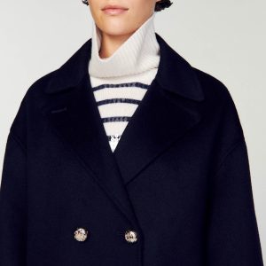 Double-breasted pea coat