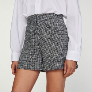 Houndstooth shorts