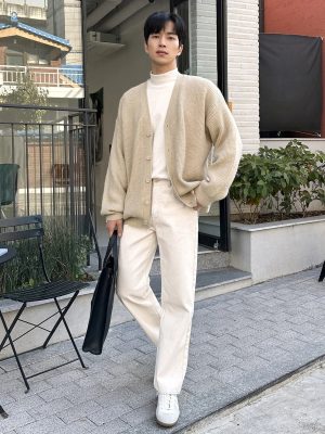 Casual Open Button Sweater