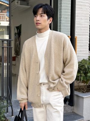 Casual Open Button Sweater