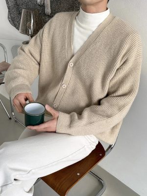Casual Open Button Sweater