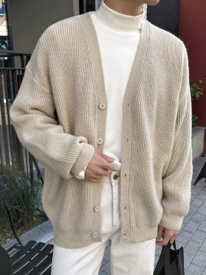 Casual Open Button Sweater