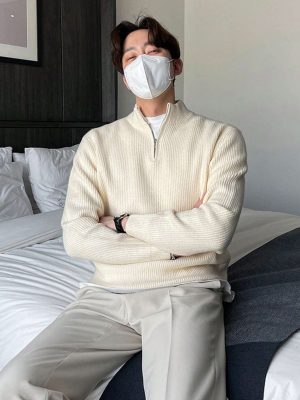 Casual Quarter Zipper Sweater