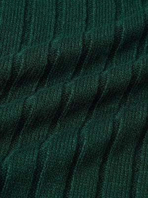 Casual Ribbed Knit Sweater