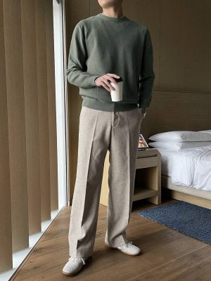 Casual Round Collar Sweater
