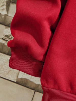 Casual Round Collar Sweatshirt