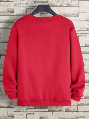 Casual Round Collar Sweatshirt