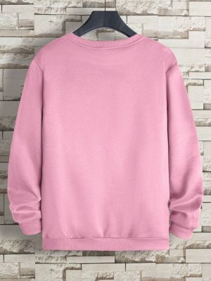 Casual Round Collar Sweatshirt