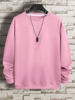 Casual Round Collar Sweatshirt