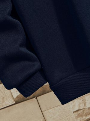 Casual Round Collar Sweatshirt
