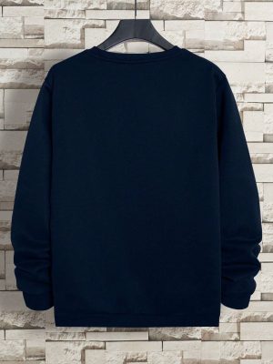 Casual Round Collar Sweatshirt