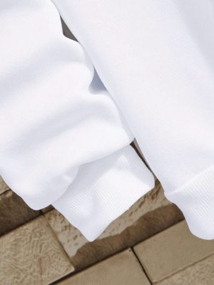Casual Round Collar Sweatshirt