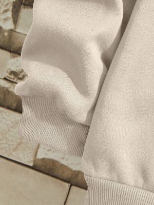 Casual Round Collar Sweatshirt