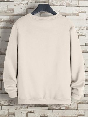 Casual Round Collar Sweatshirt