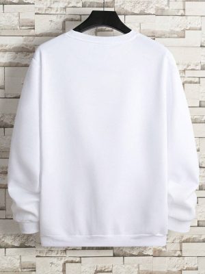 Casual Round Collar Sweatshirt