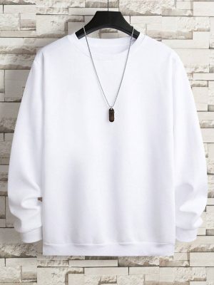 Casual Round Collar Sweatshirt