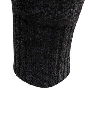 Casual Plain Lined Sweater