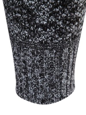 Casual Plain Lined Sweater