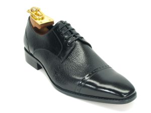 Textured Leather Blucher