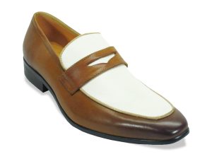Contrast Two Tone Penny Loafer