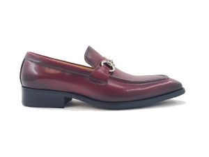 Men’s Burnished Signature Buckle Loafer