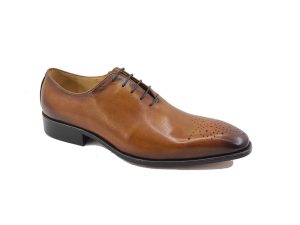 Hand Burnished Wholecut Calf Oxford