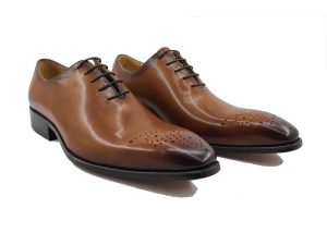 Hand Burnished Wholecut Calf Oxford