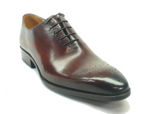 Hand Burnished Wholecut Calf Oxford