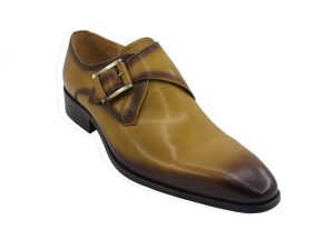 Monk Strap Buckle Leather Loafer KS503-39