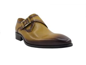 Monk Strap Buckle Leather Loafer KS503-39