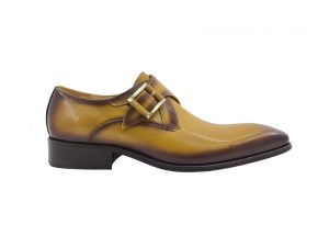 Monk Strap Buckle Leather Loafer KS503-39