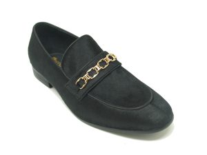 Animal Print Chain Buckle Loafer