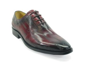 Embossed Calfskin Leather Oxford