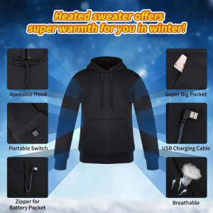 Heated Hoodie – Cozy Thermal Wear for Outdoor Comfort