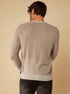 Solid Round Collar Sweater