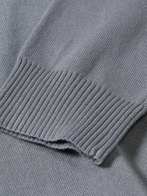 Solid Turtle Collar Sweater