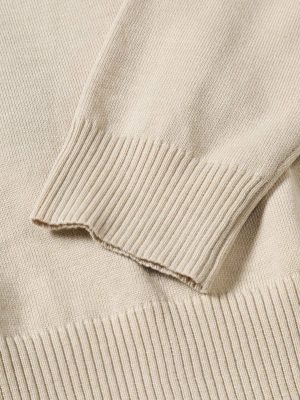 Solid Turtle Collar Sweater