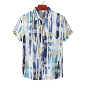 Striped Shirt With Contrasting Colors