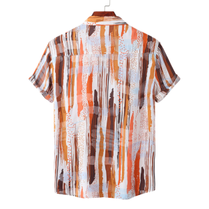 Striped Shirt With Contrasting Colors