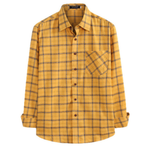 Casual Fit Plaid Shirt With Long Sleeves
