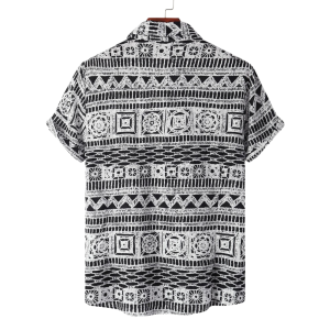 Aztec Printed Short Sleeve Shirt