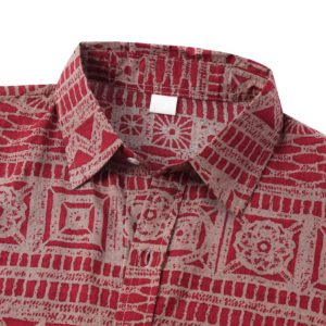 Aztec Printed Short Sleeve Shirt